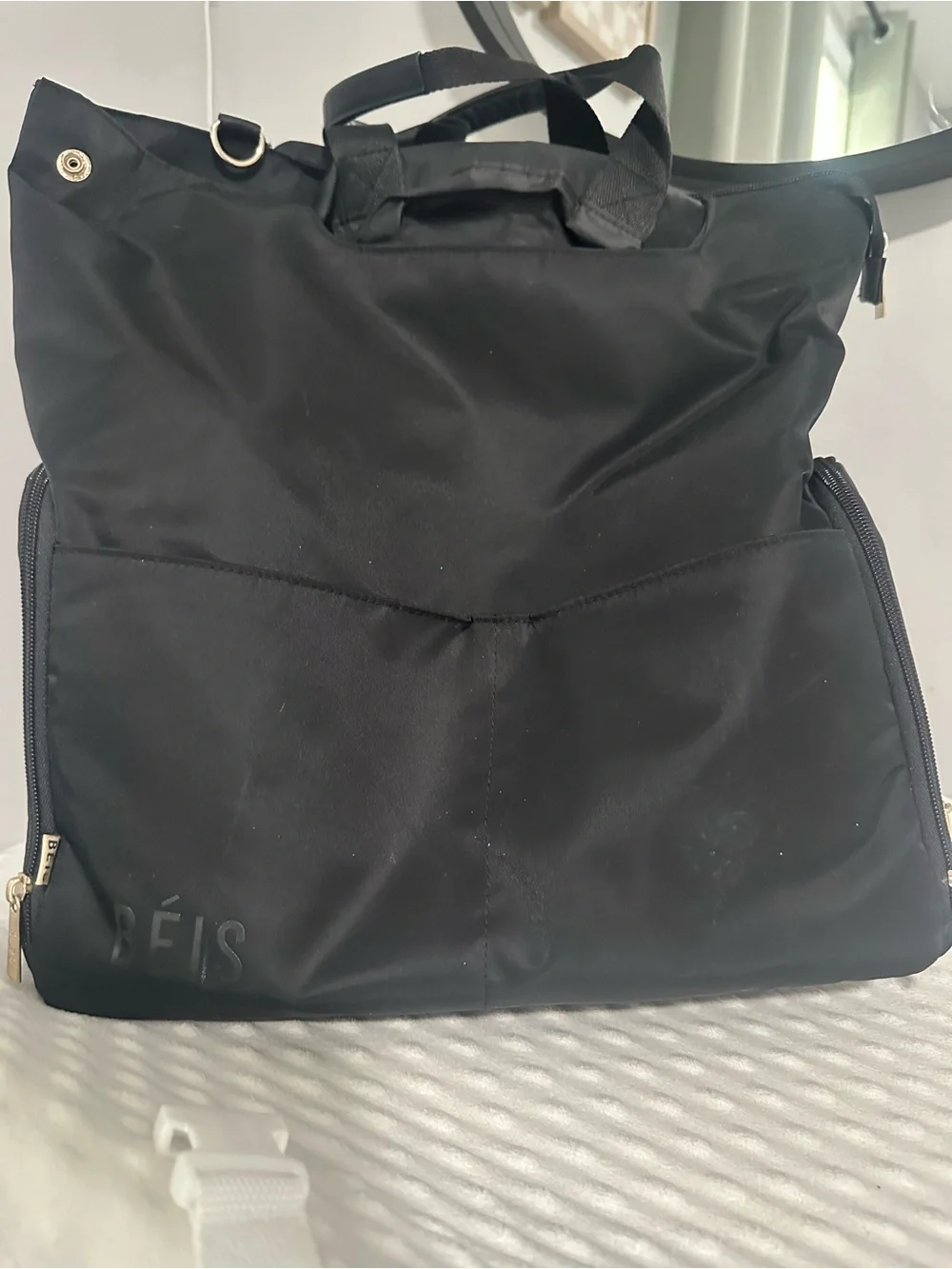 BEIS Black Pumping Backpack